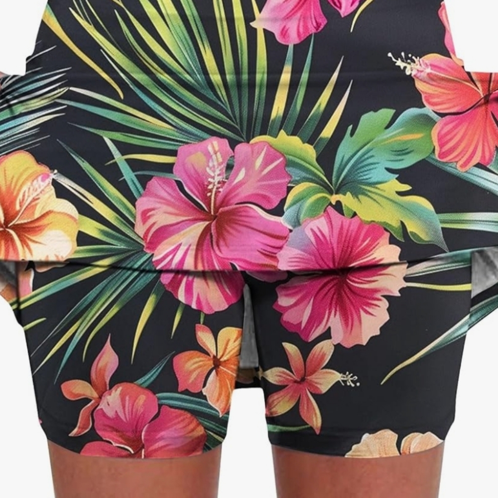 NWOT Tropical Skort - Picture 2 of 8